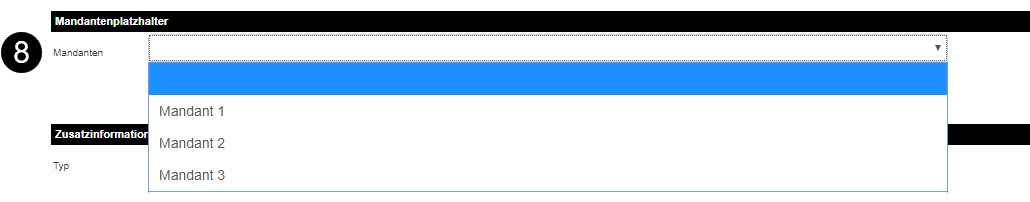 Mandantenplatzhalter