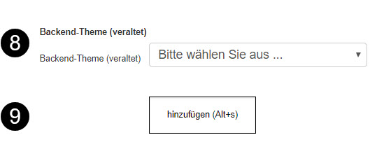 Backend-Theme