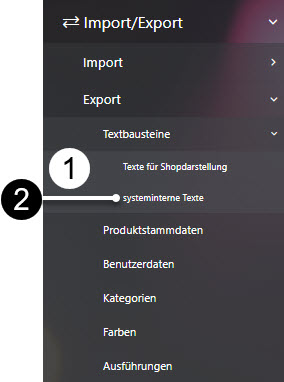 Unterschiedliche Texte