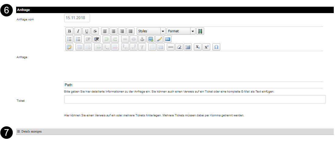 Bereich Zusammenfassung