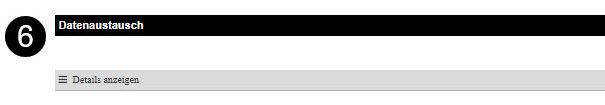 Bereich Datenaustausch
